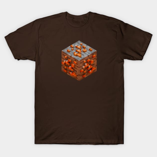 Block Iron Ore 3D T-Shirt by Arkal